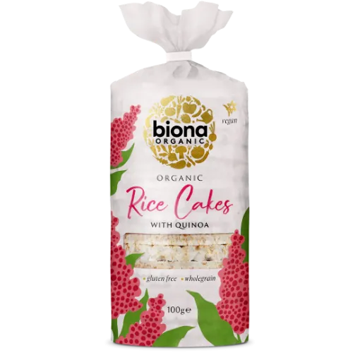 Picture of BIONA ORGANIC RICE CAKES QUINOA GUTEN FREE 100G