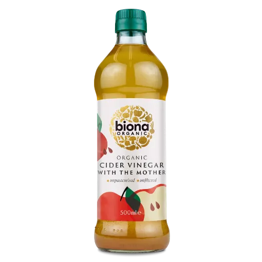 Picture of BIONA ORGANIC CIDER VINEGAR WITH MOTHER 500ML