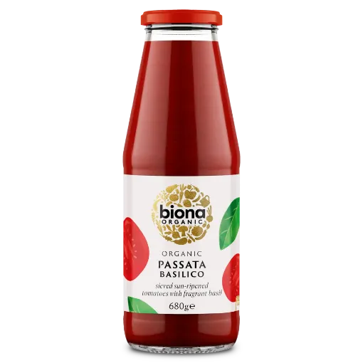 Picture of BIONA ORGANIC PASSATA BASILIC 680G