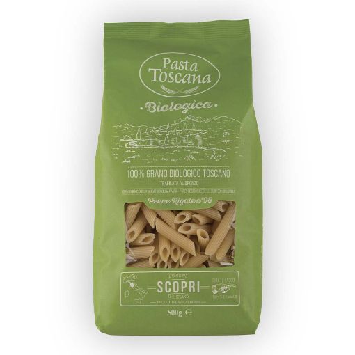 Picture of PASTA TOSCANA ORGANIC PENNE RIGATE 500G