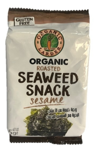 Picture of ORGANIC LARDER SEAWEED SNACK SESAME 5G