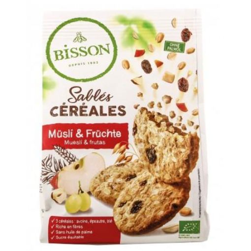 Picture of BISSON SABLES CEREALS MUESLI FRUITS 200G