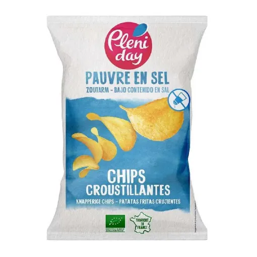 Picture of PLENIDAY PAUVRE EN SEL CHIPS CROUSTILLANTES 100G