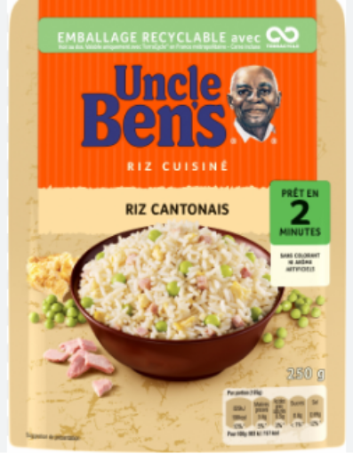 Picture of UNCLE BENS EXPRESS RIZ CANTONAIS 250G