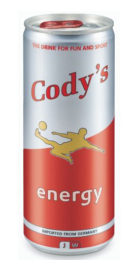 Picture of CODY'S ENERGY 0% 250ML