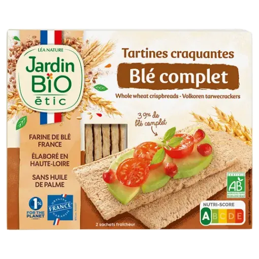 Picture of JARDIN BIO TARTINES CRAQUANTES BIO FIBR 150G