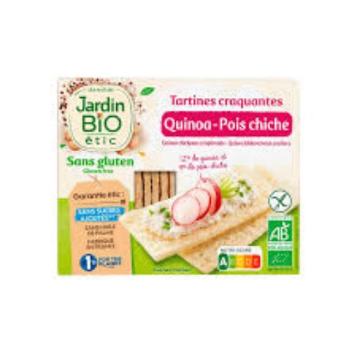 Picture of JARDIN BIO CRAQUANTES  QUINOA POIS CHICHE 150G