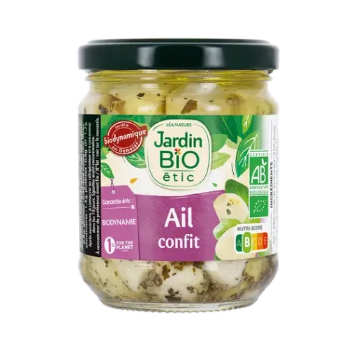 Picture of JARDIN BIO AIL CONFIT A LHUILE DOLIVE BASILIC 190G