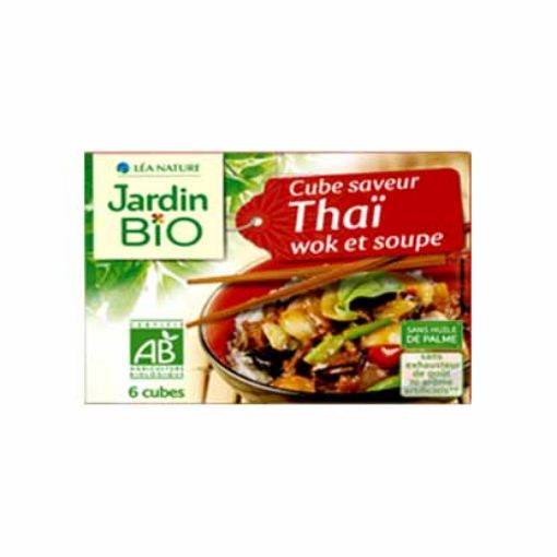 Picture of JARDIN BIO BOUILLON CUBE THAI WOK  SP  66G