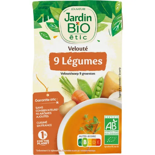 Picture of JARDIN BIO VELOUTE 9 LEGUMES BIO 1L