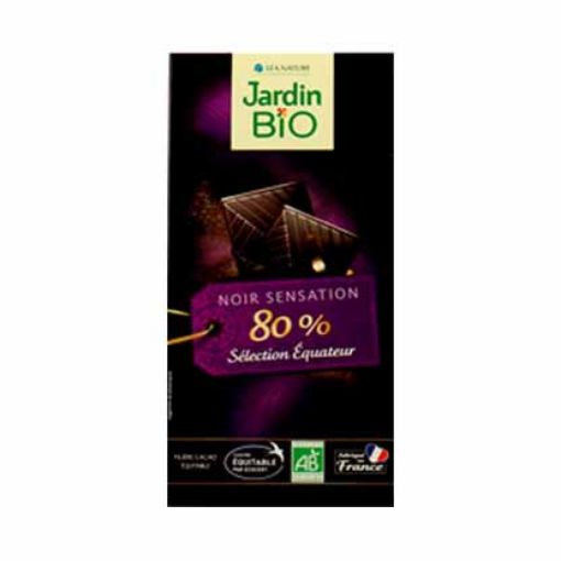 Picture of JARDIN BIO CHOC NOIR DEG CACAO 100G