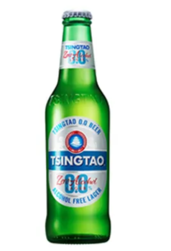 Picture of TSINGTAO NON ALCOHOLIC BEER BOTTLE 330ML