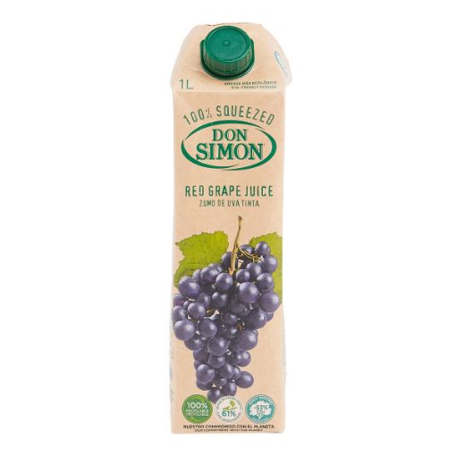 Picture of DON SIMON 100% SQUEEZED RED GRAPE JUICE 1LT