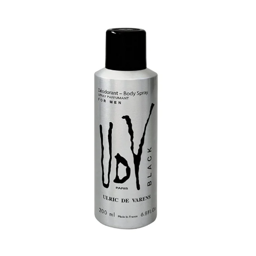 Picture of ULRIC DE VARENS BLACK DEODORANTS SPRAY 200ML