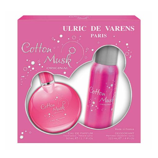 Picture of ULRIC DE VARENS COTTON MUSK ORIGINAL COFFRET EDP 50ML + DEODORANTS 125ML