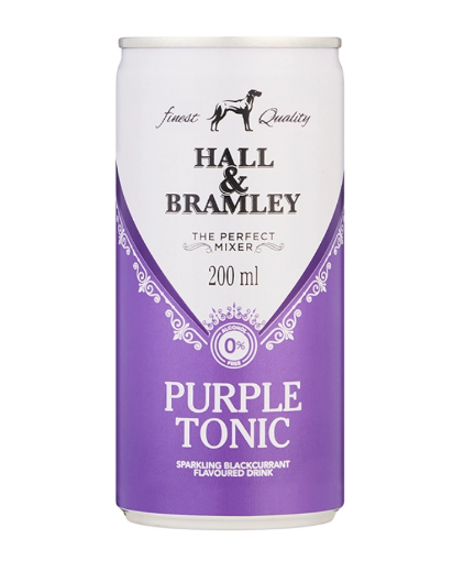 Picture of HALL & BRAMLEY PERFECT PURPLE (BLACKCURRANT) TONIC MIXER 200ML