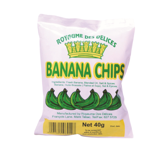 Picture of ROYAUME DES DELICES BANANA CHIPS 40G