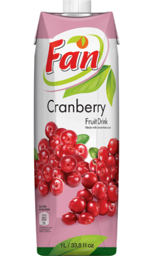 Picture of FAN CRANBERRY JUICE 1L