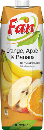 Picture of FAN ORAN APPLE BANANA JUICE 1LT