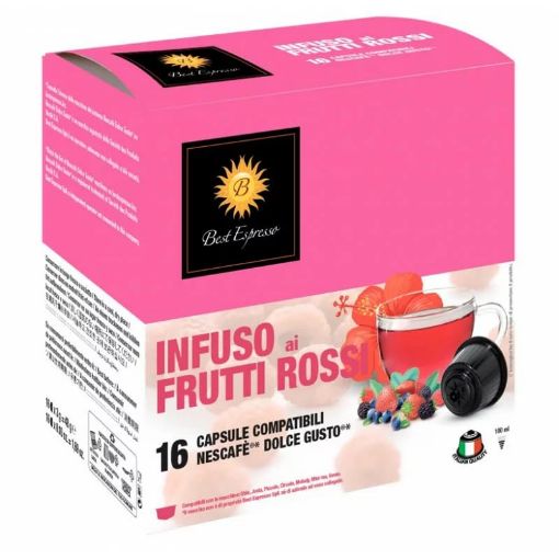 Picture of DOLCE GUSTO NESCAFE INFUSION FRUIT ROUGE X16 48G