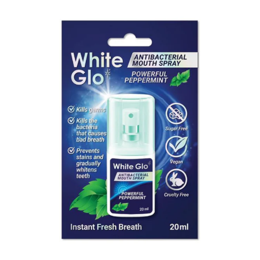 Picture of WHITE GLO ANTIBACTERIAL MOUTH SPRAY BLISTER 20ML