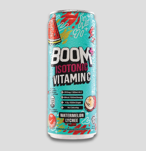 Picture of BOOM ISOTONIC WATERMELON LYCHEE 325ML