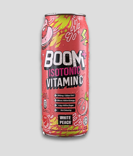 Picture of BOOM ISOTONIC WHITE PEACH 325ML