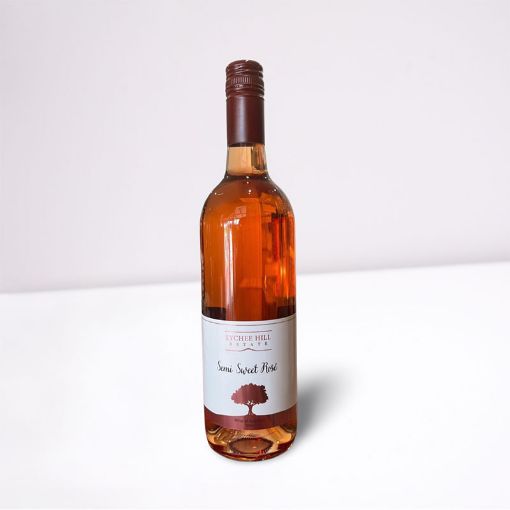 Picture of DIVINE SEMI SWEET ROSE LYCHEE WINE 75CL