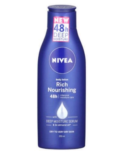 Picture of NIVEA BODY LAIT NOURISHING PEAUX SECHES 250ML