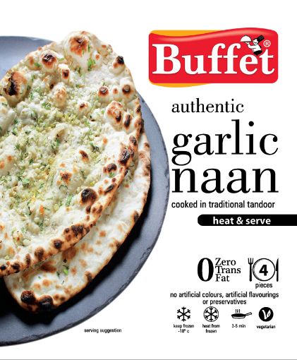 Picture of BUFFET TANDOORI GARLIC NAAN 340G