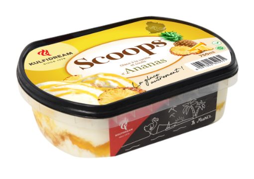 Picture of SCOOPS ICE CREAM PINEAPPLE 750ML