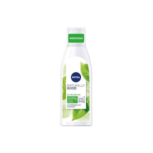 Picture of NIVEA NATURALLY GOOD LAIT DEMAQUILLANT HYDRATANT THE VERT BIO 200ML