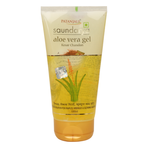 Picture of PATANJALI SAUNDARYA ALOE VERA GEL KESAR CHANDAN 150ML