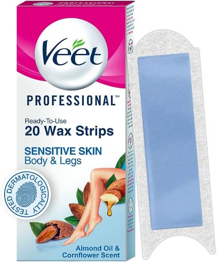 Picture of VEET WAX STRIPS SENSITIVE SKIN 20 S