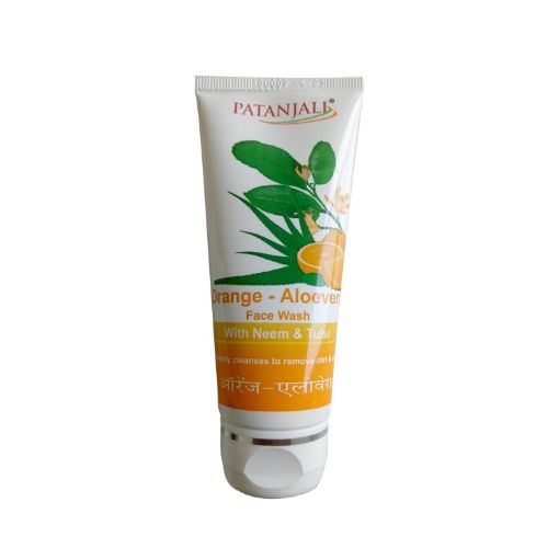 Picture of PATANJALI FACE WASH ORANGE ALOE VERA 60G