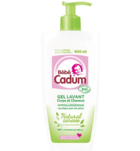 Picture of CADUM BEBE BIO CARESSE GEL LAVANT CORPS ET CHEVEUX 400ML