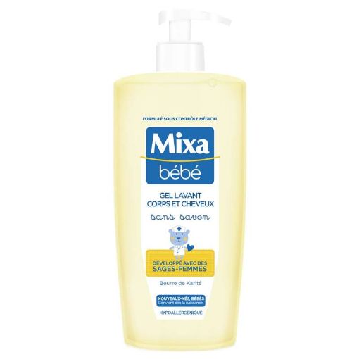 Picture of MIXA BEBE CREME LAVANTE CORPS ET CHEVEUX 750ML