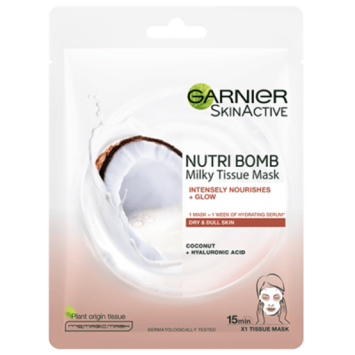 Picture of SKIN ACTIVE MASK TISSUE NUTRIBOMB LAIT DE COCO 28G