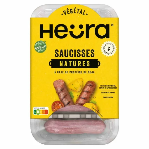 Picture of HEURA VEG CHIPOLATAS SAUCISSE NATURE X4 216G