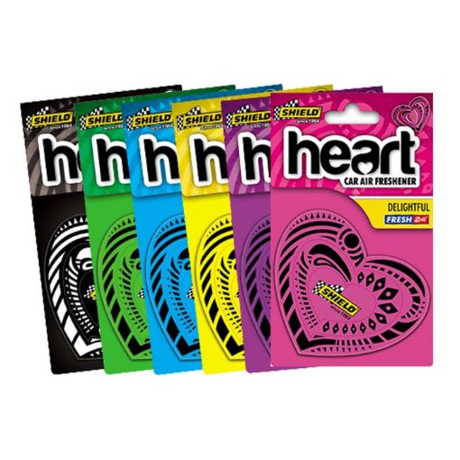 Picture of SHIELD HEART FRESHNER ASSORTED