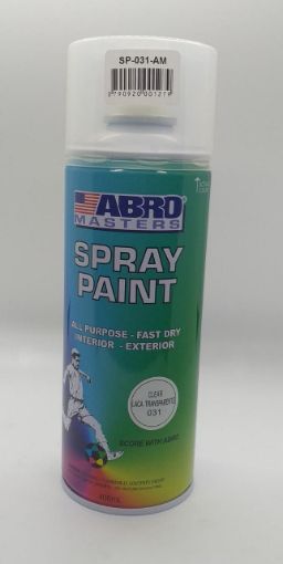 Picture of ABRO MASTERS SPRAY PAINT CLEAR SP 031 AM EF