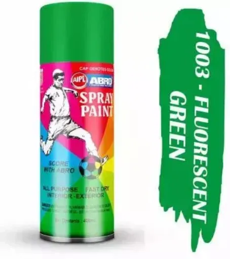 Picture of ABRO MASTERS SPRAY PAINT FLUO GREEN SPF 104 AM EF