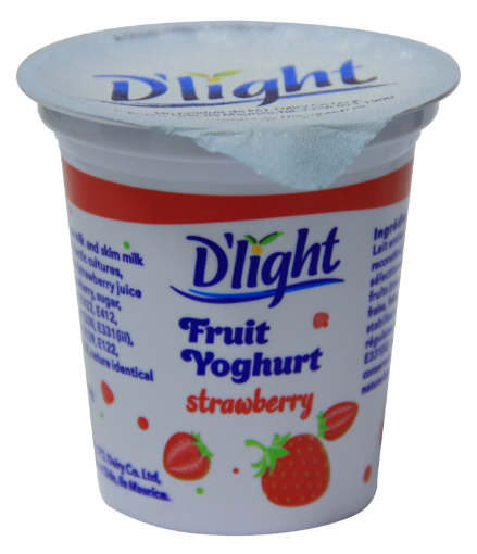 Picture of -DLIGHT FRUIT YGRT STRAW 125G