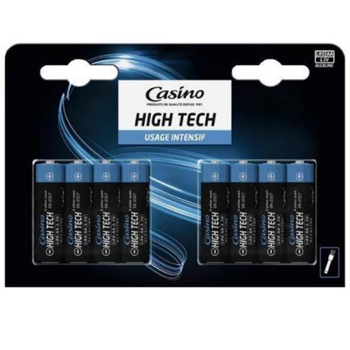 Picture of CASINO 8 PILES LR6 HIGH TECH