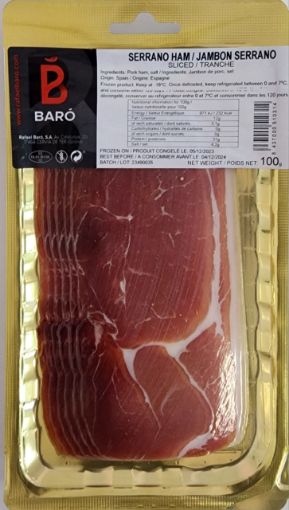 Picture of BARO JAMBON SERRANO TR 100G