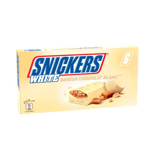 Picture of SNICKERS WHITE ICE CREAM X6 244.8G