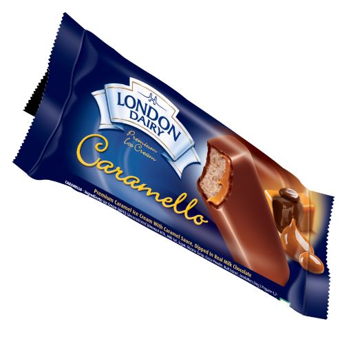 Picture of LONDON DAIRY ICE CREAM BAR CARAMELLO 75ML