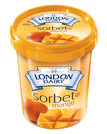 Picture of LONDON DAIRY SORBET MANGO 500ML