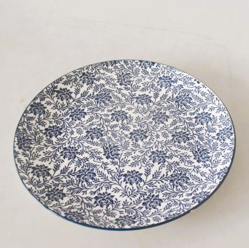 Picture of CERAMIC PLATE FLOWER 28CM