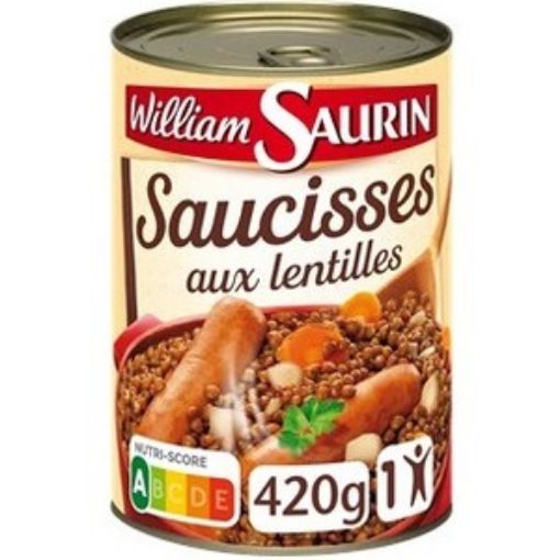 Picture of LP SAUCISSES LENTILL-1/2 420G